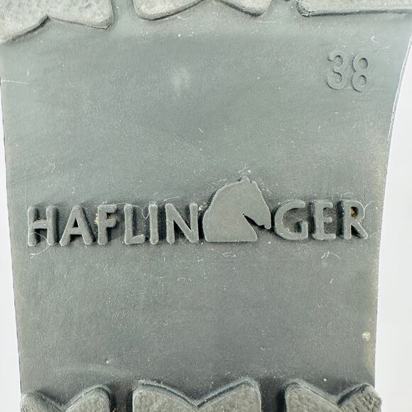 Haflinger Women's Phillip Black Leather Slip On Comfort Clogs Size 38 EU/ 7 US - Picture 12 of 14